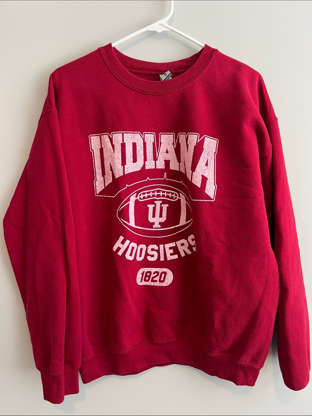 Indiana Hoosiers/IU Football Crewneck Sweatshirt